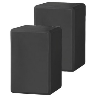 瑜珈磚 250G 黑色 15 x 10 x 23cm 瑜珈輔助磚, 2個