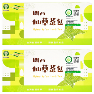 關西鎮農會 仙草茶包, 無添加物 純天然仙草製成, 嚴選萃取, 消暑降火的茶品, 3g, 90包, 2盒