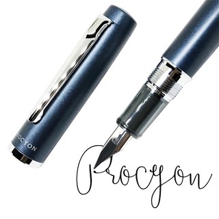 PLATINUM 白金牌 PROCYON 鋼筆 鋁桿烤漆, F, 深藍色