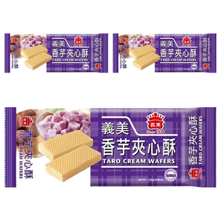 義美 夾心酥 香芋, 152g, 3包