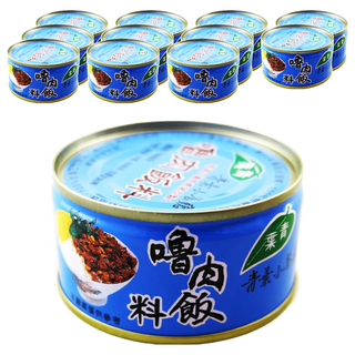 青葉 嚕肉飯料 100%使用台灣原產豬肉 不含防腐劑 方便食用, 110g, 12罐