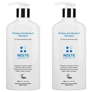 NOSTE 控油抗屑洗髮精 適合油性和脂溢性頭皮, 2瓶, 400g