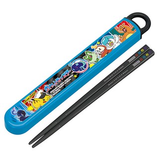 Skater 銀離子兒童筷子含收納盒, 寶可夢, 附盒子的筷子組, 1組