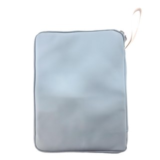 POLYWELL 寶利威爾 平板防撞防水收納包 緩衝泡綿內襯 PU材質防撥水 全開拉鍊 多種尺寸 適用iPad PW15-T65-0842, 藍色, 1個