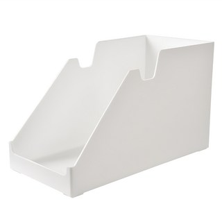 Craftsman In Storage 收納職人 日式簡約多功能包包收納盒/收納架/整理置物架 大斜口款 L, 1個, 白色