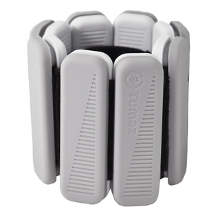 Tumaz 月熊 矽膠負重手環 2個, 腕帶36cm + 負重塊2.3 x 9 x 2cm, 灰色, 1kg