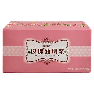 纖世代 玫瑰油切茶 Set, 30茶包, 60g, 1盒