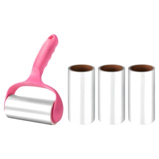 ROYALLIN 蘿林嚴選 可撕式滾筒黏毛器 附3捲紙 黏毛器 19 x 12cm + 滾筒 10 x 4.5cm 200g, 1組