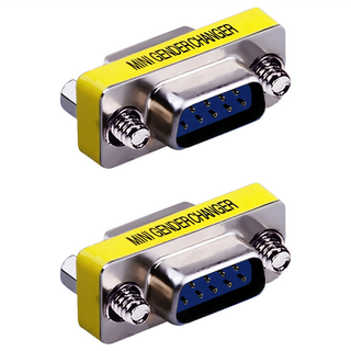 Bravo-U RS232/DB9/COM埠公對公轉接頭, 單一商品, 2個