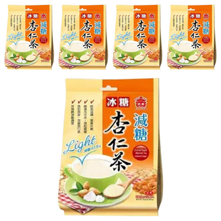 義美 沖泡 冰糖杏仁茶 減糖, 12包, 28.5g, 5袋