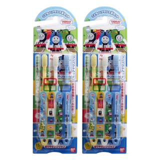 BANDAI 湯瑪士小火車兒童牙刷 3歲以上適用 日本產, 湯瑪士小火車, 3支, 2組