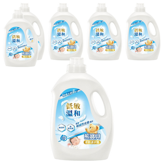 Snuggle 熊寶貝 柔軟護衣精, 7合1護衣，柔軟舒適，減少細菌，去除靜電，含消臭成分, 3.2L, 6桶