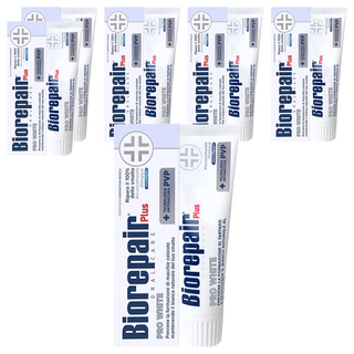 Biorepair 貝利達 亮白加強型牙膏, 75ml, 6條