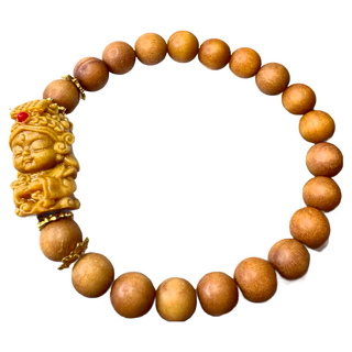 芭比檀木手珠, 媽祖造型, 8mm
