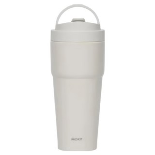 WOKY 沃廚 台灣公司貨 二代渾圓杯鈦陶瓷, 橡白, 770ml, 1個