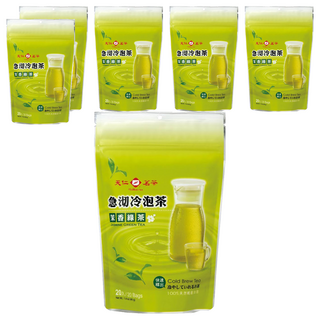 天仁茗茶 急沏冷泡茉香綠茶 100%天然輕鬆冷泡, 2g, 20包, 6袋