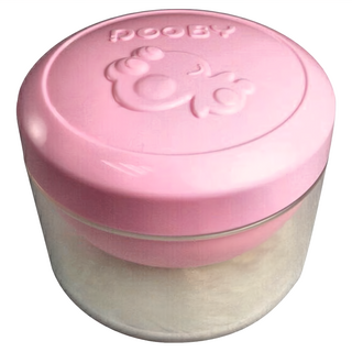 DOOBY 大眼蛙 神奇自動粉撲盒, 方便填充爽身粉, 1個