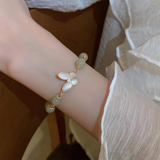 Buddha best 女士財運心想事成好運玉石手鍊