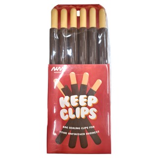 Keep Clips 巧克力棒造型多用途密封棒 Set 6支, 1組