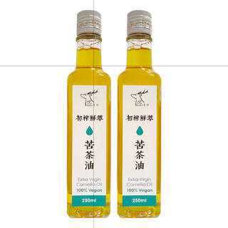 Well Life 悅生活 極鮮 100%台灣小農冷壓苦茶油王, 250ml, 2瓶