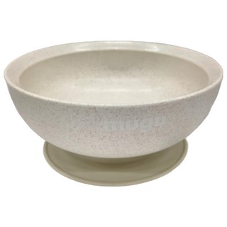 mugu 沐咕寶貝 小麥纖維防漏吸盤碗 450ml, 適合6個月以上寶寶, 雪白北極熊, 1個