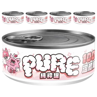 COUCH POTATO PURE 純粹貓咪主食罐 100%溫體鮮肉 無膠 無穀, 溫體純豬肉, 80g, 5罐