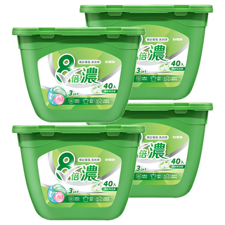 妙管家 8倍濃洗衣球 煥彩香氛 40顆, 4盒