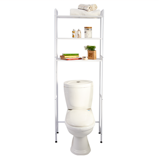 ikloo 宜酷屋 多功能3層馬桶置物架 3.484kg, 白色, 1組