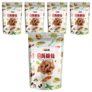 元氣家 高纖麻辣蒟蒻條 低卡低熱量 高飽足 Ｑ彈耐嚼止飢, 200g, 5包