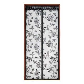 巧易收 浮雕雅黑磁扣防蚊門簾