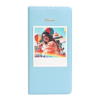 拍立得wide相冊 寶麗萊600/W210/W300/W400照片適用, 64張, 藍色