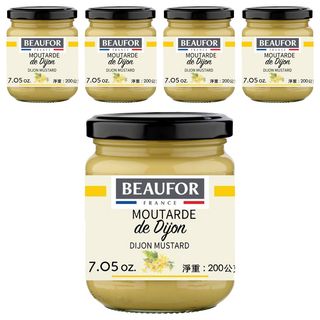 BEAUFOR 堡芙 法式芥末醬, 200g, 5罐
