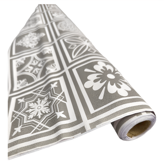 WE CHAMP 加厚防滑地牆貼 WTB-837 600g, 2m x 60cm, 波斯風格棕灰色