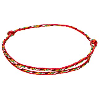 循環五色線手鍊/腳鍊, 女款手圍、腳圍16-20cm, 1條