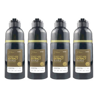 KA'FEN 卡氛 Plus+ 何首烏染髮膏, 快速上色, 染護合一配方, 琥珀可可棕, 4件