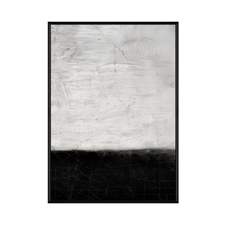 抽象畫 • 獨白 II 畫框, 59.4 x 42cm, 黑框