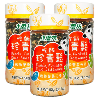 小磨坊 吃飯珍青鬆 鰹魚營養元素, 90g, 3罐