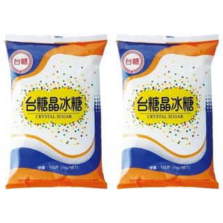 台糖 晶冰糖 甘蔗砂糖製成 風味獨特 飲料沖泡適用, 1kg, 2包