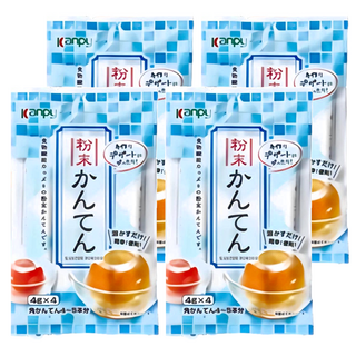 Kanpy 加藤產業 寒天粉 食物纖維 小分裝, 16g, 4袋