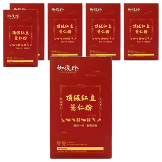 御復珍 頂級紅豆薏仁粉 富含營養 無添加香精、防腐劑, 350g, 1盒, 6盒
