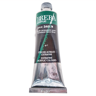 MaIMeRI 美利 BRERA 超細緻壓克力顏料 M0806340 340永固深綠, 60ml, 1個