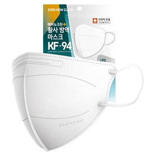 Ever New Clean 鳥嘴口罩 L KF94, 白色, 10包, 5片