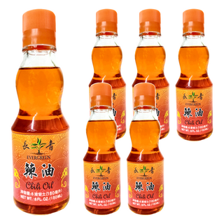 EVERGREEN 長青 辣油, 180ml, 6瓶