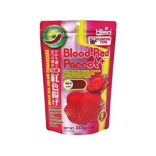 Hikari 高夠力 血鸚鵡色揚飼料 Mini 含6種色揚成分, 333g, 1包