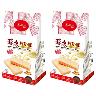 Smile99 纖莉子 藜麥豆奶酥 無香料/無防腐劑/無人工色素 純素, 160g, 2袋
