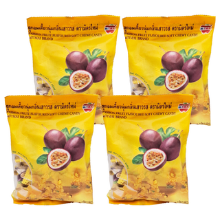 MITMAI 蜜泰 百香果風味軟糖, 4包, 110g