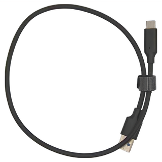 UNI STAR USB3.1 Gen2 A-C 60W快充傳輸線, 0.5m, 黑色, 1條