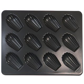 12格瑪德蓮烘培模具 鋼板材質 韓國產, 1個