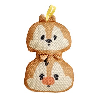 Skater 兒童洗澡海綿/沐浴綿 BSP1D, 奇奇蒂蒂 米色 + 褐色, 1個