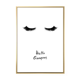 菠蘿選畫所 閉月羞花 金色 1入, 40 x 30cm